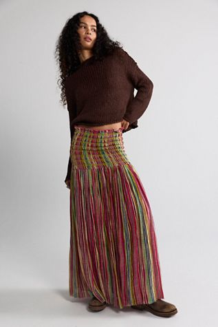 FP One Ravenna Printed Convertible Maxi Skirt
