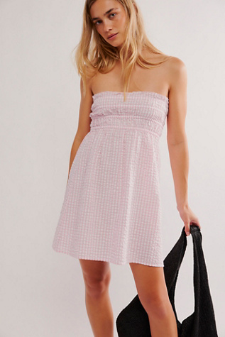 FP One Sunni Convertible Skirt at Free People in Pink/White, Size: Large
