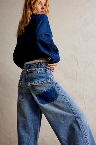 We The Free Waterfalls Baggy Wide-Leg Jeans | Free People