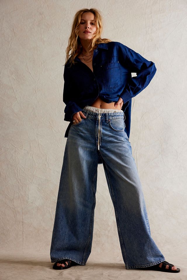 We The Free Waterfalls Baggy Wide-Leg Jeans #1