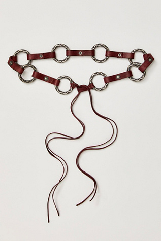 Onyx Wrap Belt at Free People in Oxblood