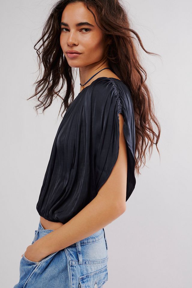 フリーピープル Free People Double Take Bodysuit レディース シャツ トップス Black Double Take Bodysuit | Free People