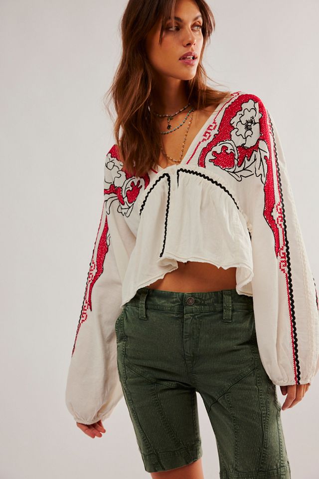 Bonnie Embroidered Top