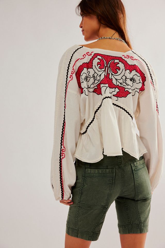 Bonnie Embroidered Top #1