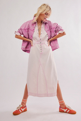 Jupe Courte En Daim Caramel Free People Modern Love - Taille S - Style Vintage