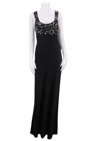 1990s Satin Sequin Slip Dress Selected By Ritual Vintage