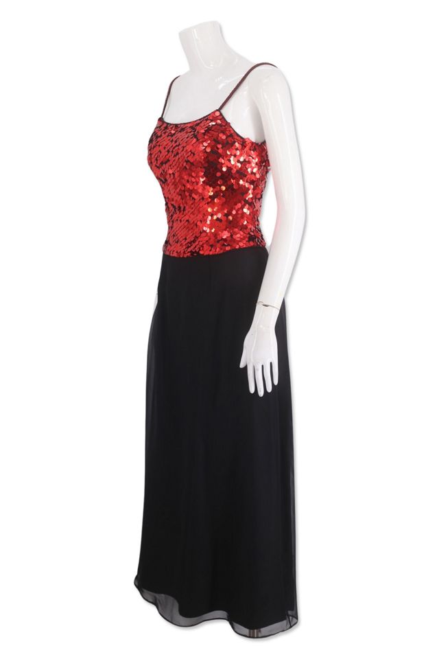 1990s Red Sequin Evening Two Piece Cami Set Selected By Ritual Vintage #1