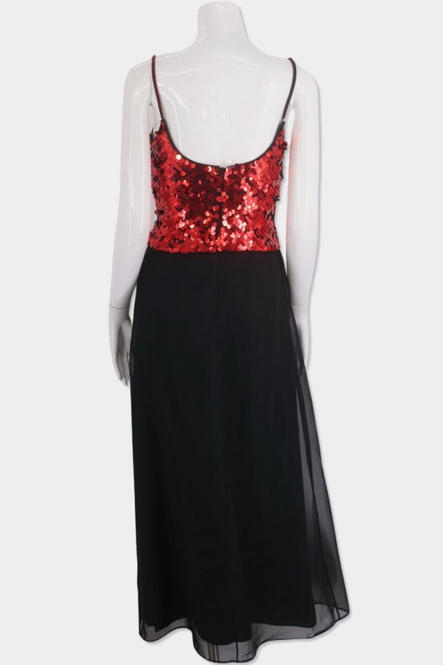 1990s Red Sequin Evening Two Piece Cami Set Selected By Ritual Vintage #2