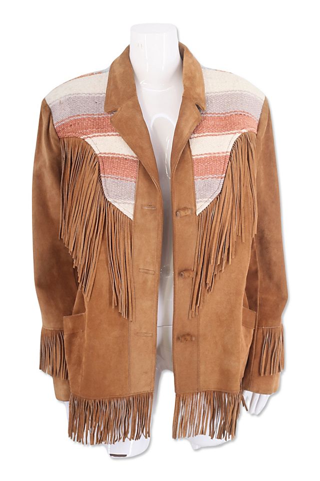 1980s Pioneer Wear Western Suede Fringe Jacket Selected By 1980s Pioneer Wear Western Suede Fringe Jacket Selected By