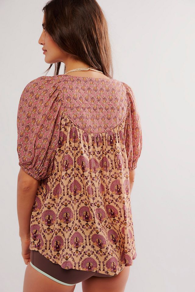 Spell Chateau Short-Sleeve Blouse | Free People