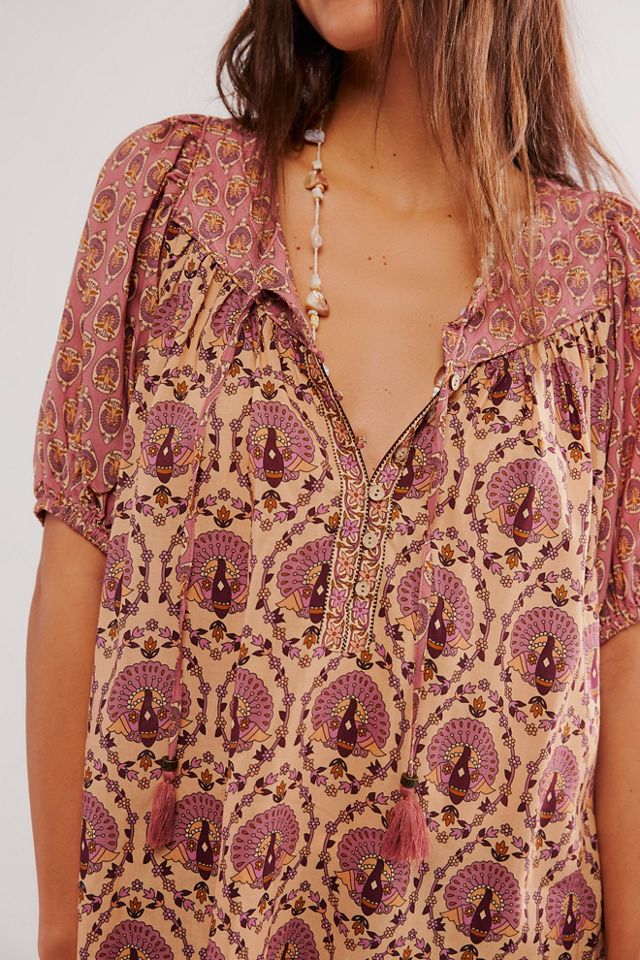 Spell Chateau Short-Sleeve Blouse | Free People