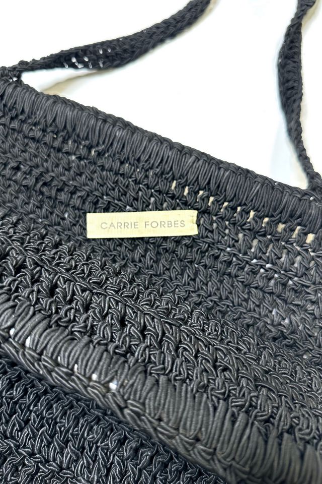 1980s Black Woven Bag Selected by Cherry #3