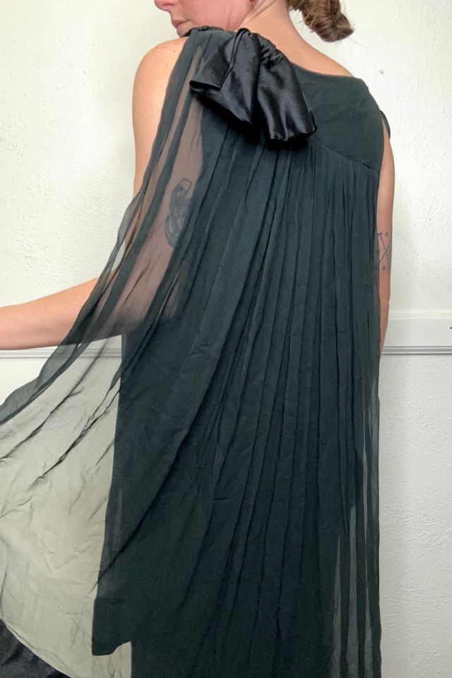 1960s Lilli Diamond Black Chiffon Dress Selected by Cherry #1