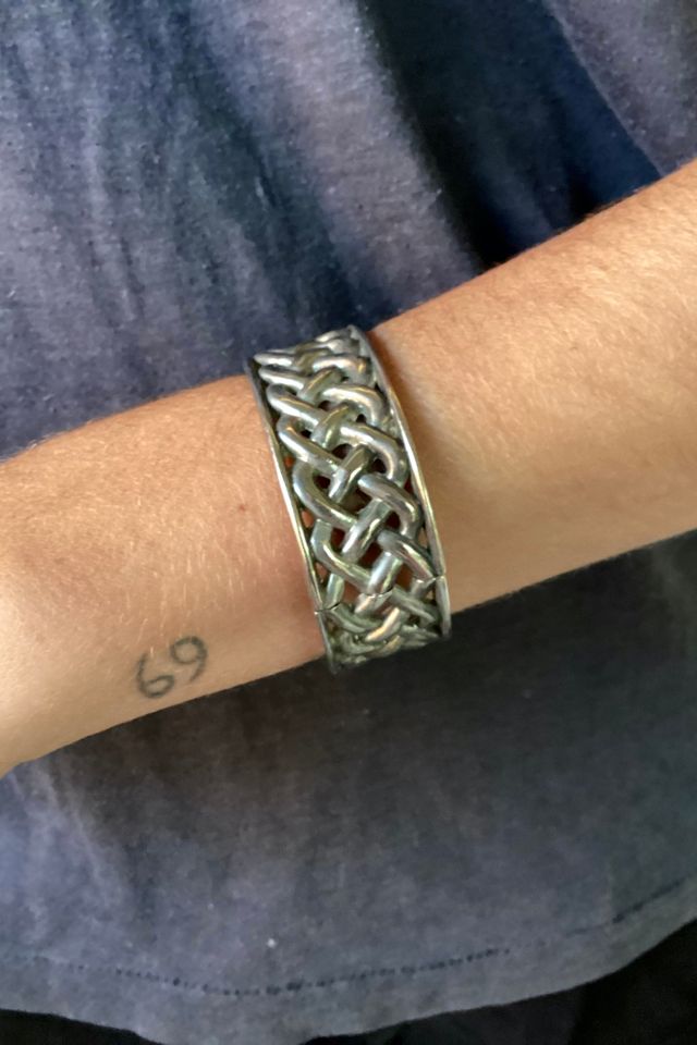 1970s Metal Celtic Braided Cuff Selected by Cherry #2