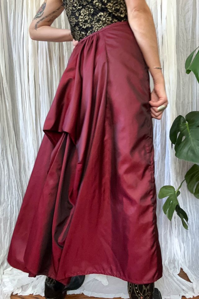 Y2K Iridescent Maxi Skirt with Gathered Back Selected by Grievous Angel Vintage #2