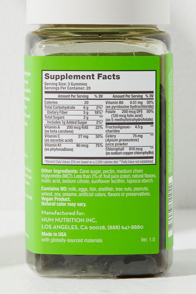 HUM Nutrition Celery Juice Fiber Gummies #3