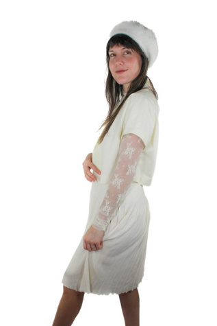 1960s Pleated Sweater Midi Skirt Selected By Moons + Junes Vintage