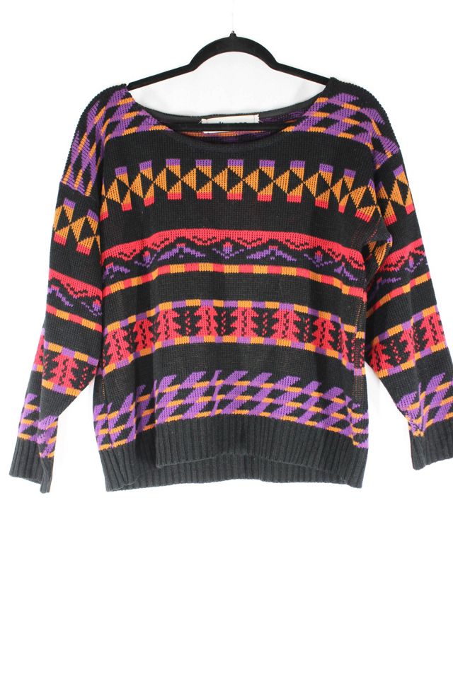 1980s Retro Holiday Sweater Selected By Moons + Junes Vintage #3