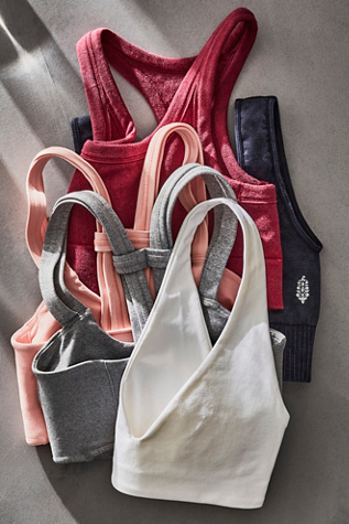 Good Karma So Serene Mini Sports Bra by FP Movement at Free People, White, M/L