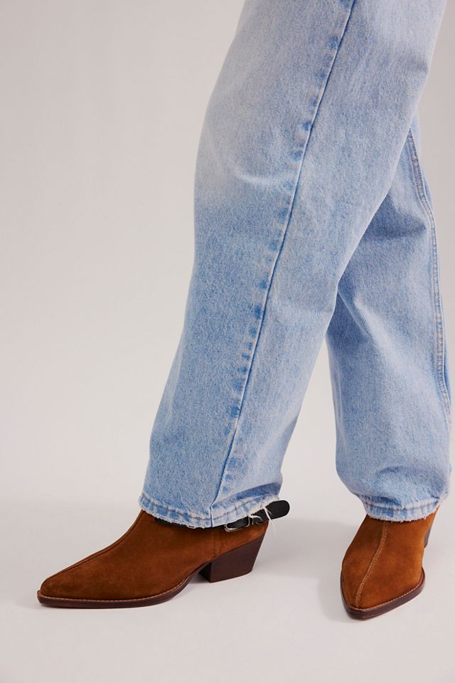 Back-lace Sway Low Slouchy Boots | Free People