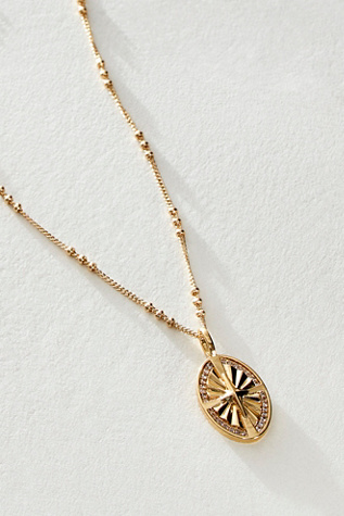 Женские аксессуары Miranda Frye Brinley Chain With Wanderlust Charm, цвет: Золотой — фото 2