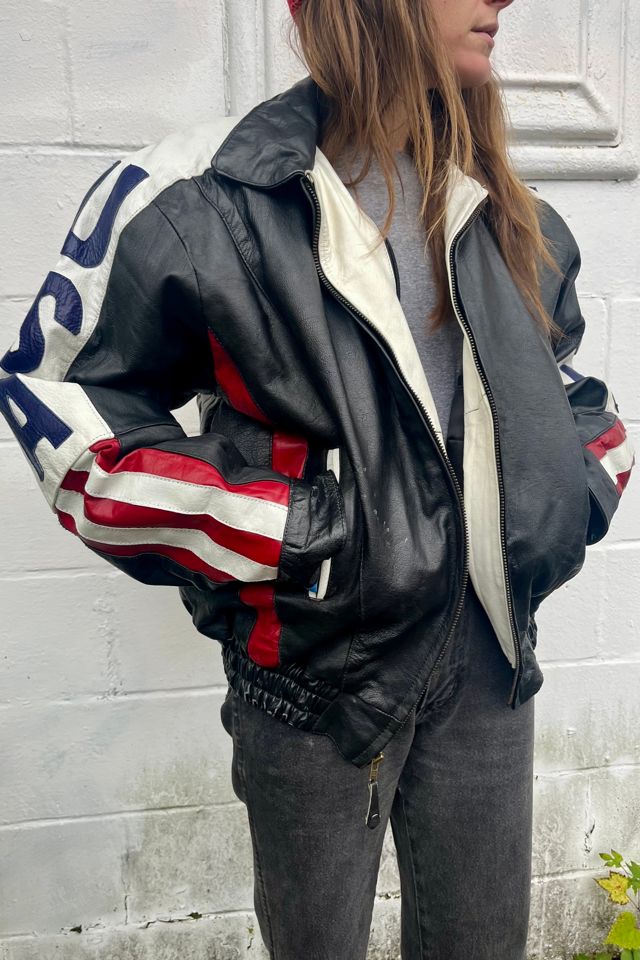 Vintage USA Leather Jacket Selected by Wax Plant #1