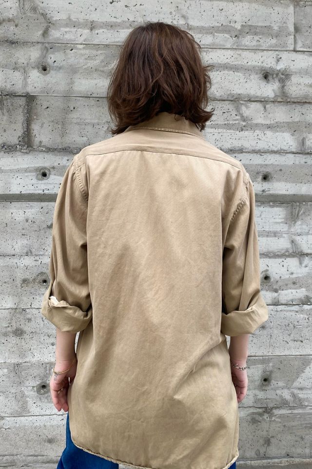 Vintage Army Button Up Shirt Selected by Nomad Vintage #1