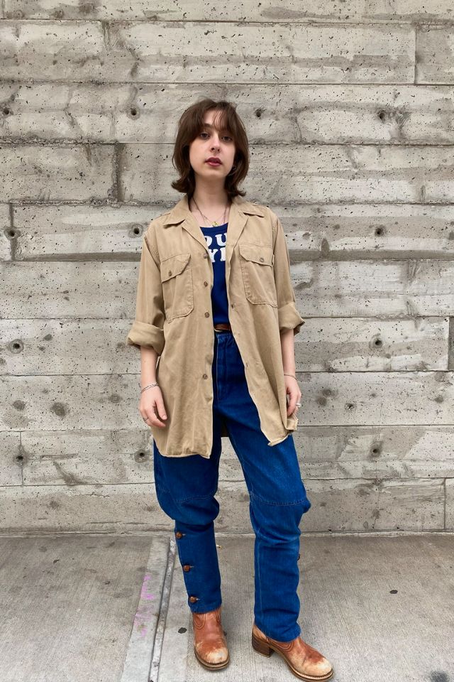 Vintage Army Button Up Shirt Selected by Nomad Vintage #3