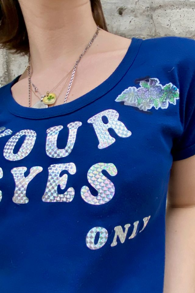 Vintage 1970’s “For Your Eyes Only” Baby Tee Selected by Nomad Vintage #2