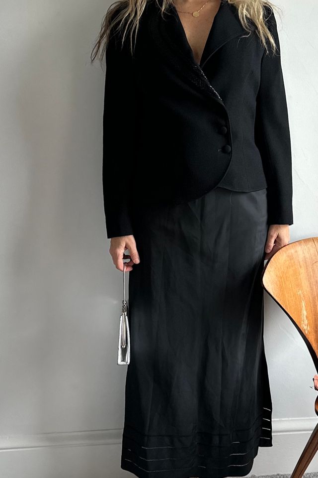 Vintage Asymmetrical Beaded Wool Bert Newman Bolero Style Jacket Selected by KA.TL.AK #2