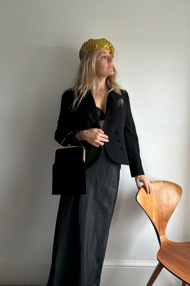 Vintage Asymmetrical Beaded Wool Bert Newman Bolero Style Jacket Selected by KA.TL.AK #3