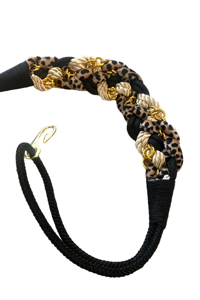 Vintage 1980s Leopard & Chain Rope Belt Selected by BusyLady Baca & The Goods #2