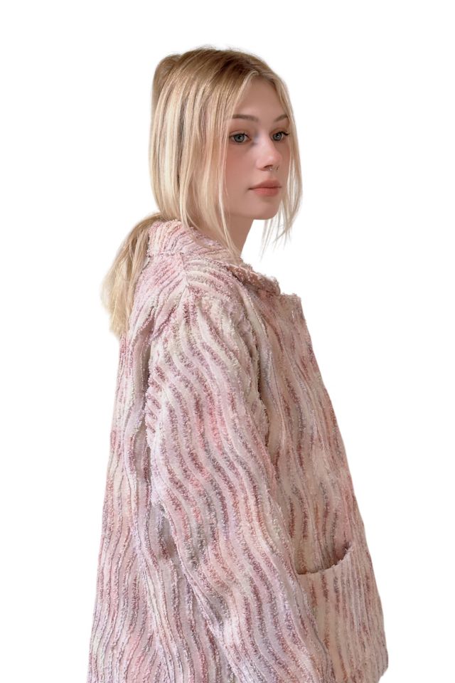 Vintage 1990's Lavender Chenille Jacket Selected By Afterlife Boutique #3