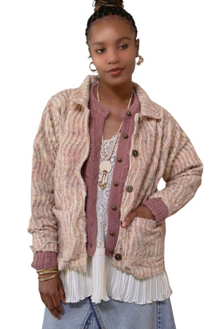 Vintage 1990's Sandy Chenille Jacket Selected By Afterlife Boutique