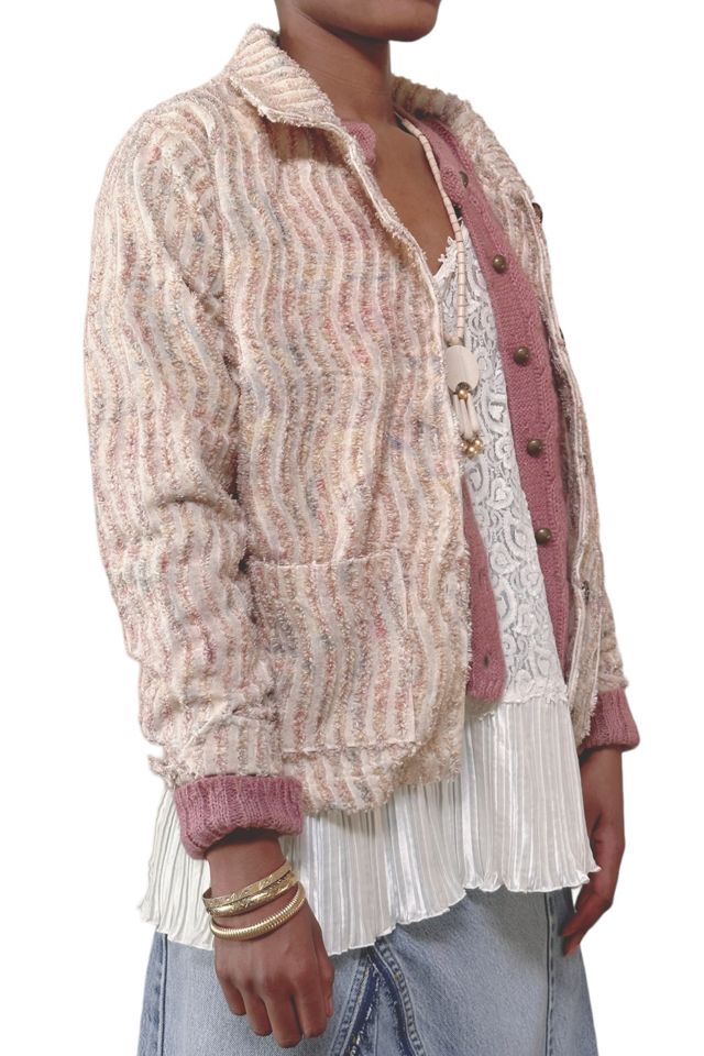 Vintage 1990's Sandy Chenille Jacket Selected By Afterlife Boutique #1