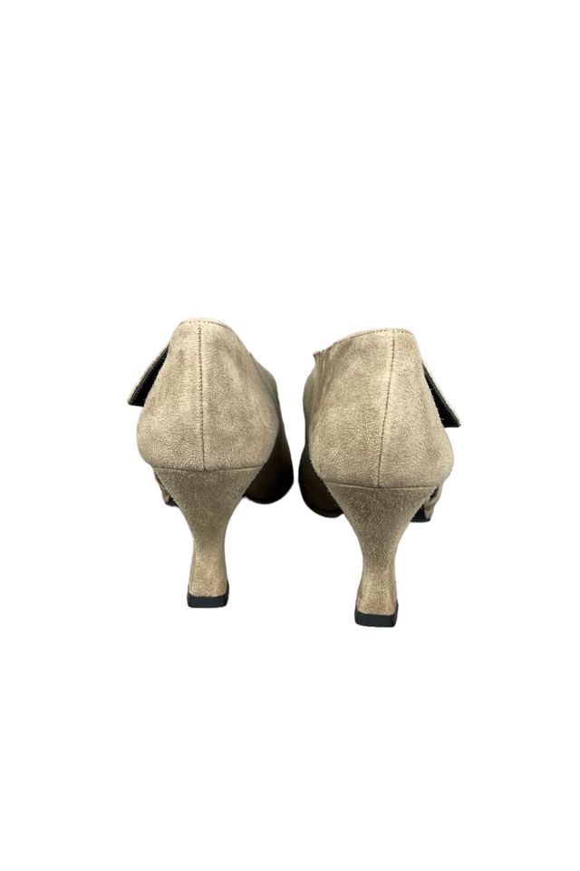 Vintage Karl Lagerfeld Tan Suede Shoes Selected By Ankh By Racquel Vintage #3