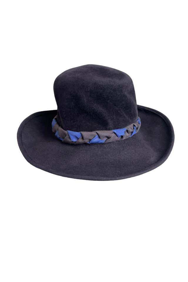 Vintage Blue Velvet Hat Selected By Ankh By Racquel Vintage #1
