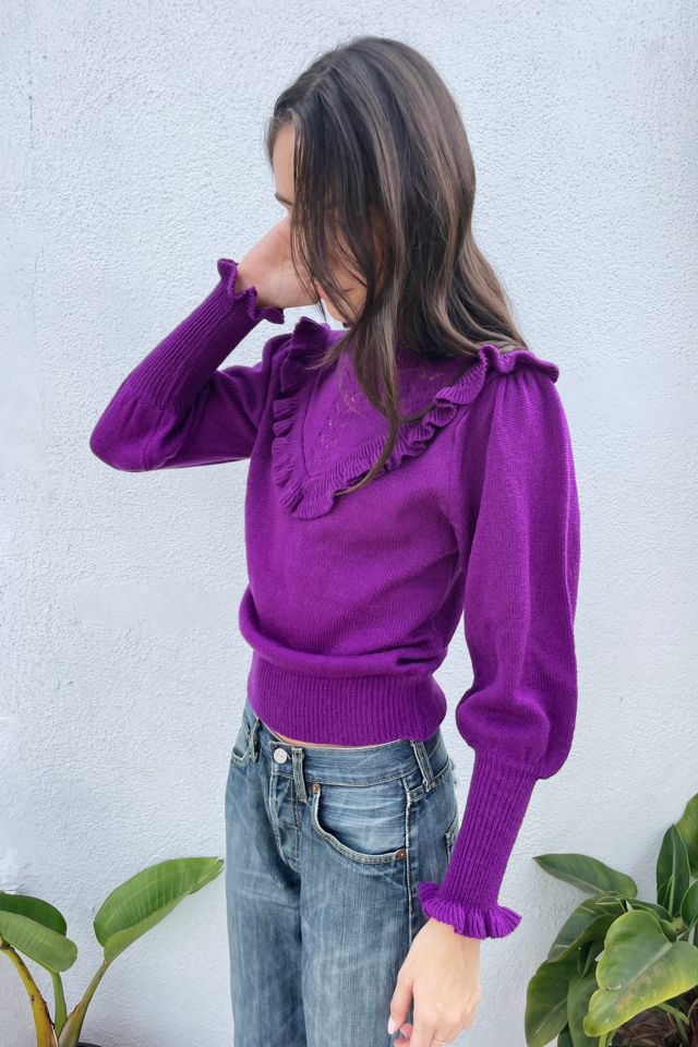 Purple discount vintage sweater