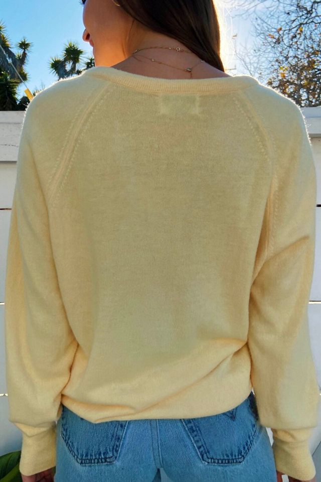 Dior Yellow Sweater with CD Logo Hand Selected By Madly Vintage #3