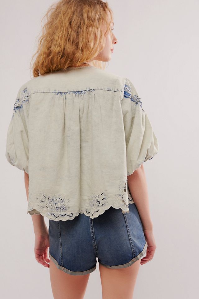 Corinna Denim Top #1