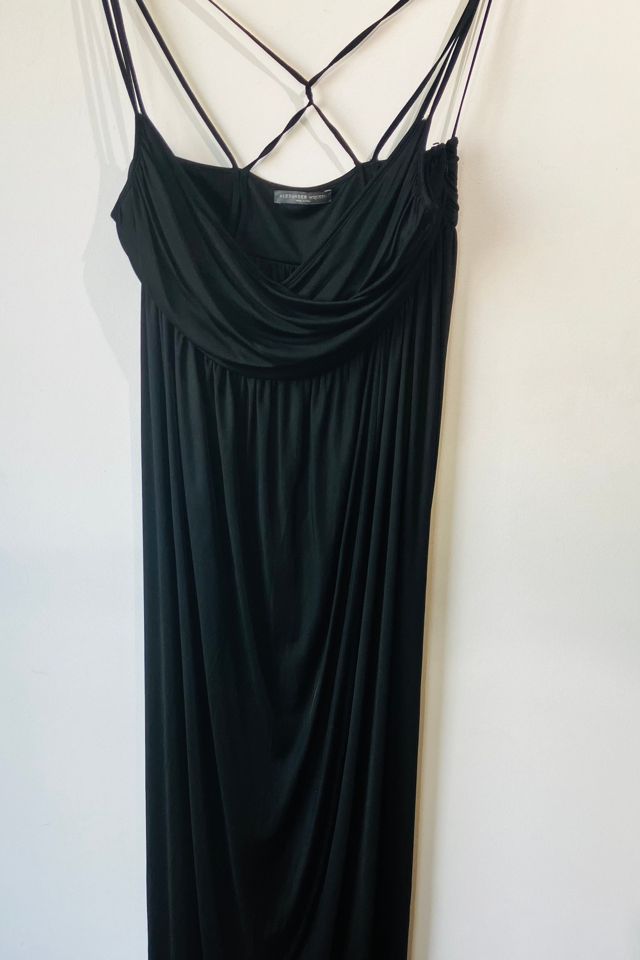 ALEXANDER McQUEEN 2006 "Neptune" Black Plunge Evening Dress Selected by The Curatorial Dept. #2