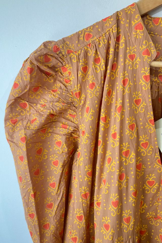 Matta Block Printed Tan Maxi Dress Selected by The Curatorial Dept. #2