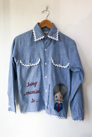 Vintage Kmart "Grandma" Chambray Shirt Selected by The Curatorial Dept.