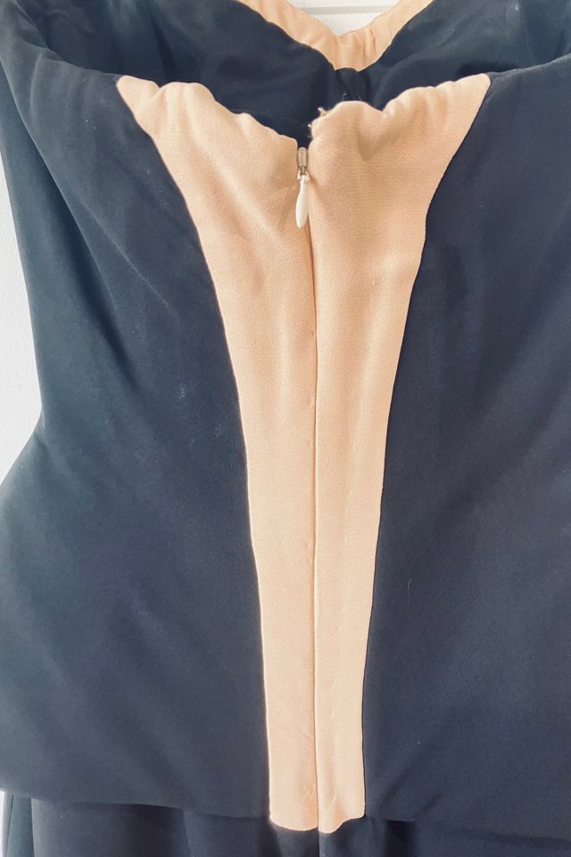 ALEXANDER McQUEEN Resort 2009 Black & Tan Strapless Bustier Corset Dress Selected by The Curatorial Dept. #2