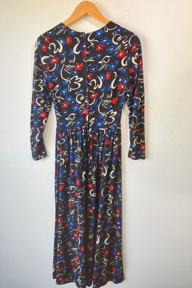 Vintage Joan Rulin Floral Midi Dress Selected by The Curatorial Dept. #1