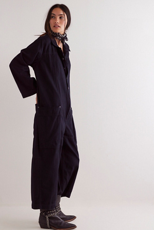 We The Free Margarita Jumpsuit At Free People In Black, Size: XS