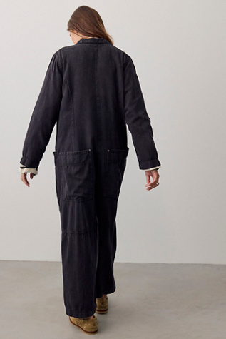Женский комбинезон We The Free Margarita Lightweight Jumpsuit, цвет: Чёрный — фото 2