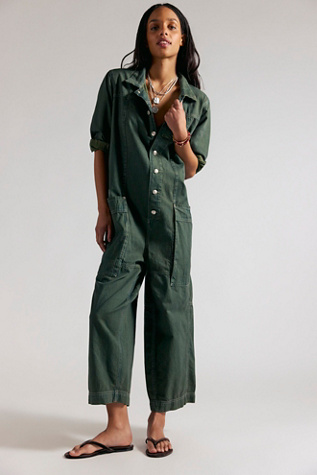 We The Free Margarita Jumpsuit at Free People in Everglades, Size: Medium