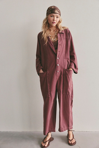 We The Free Margarita Jumpsuit at Free People in Rust, Size: XS