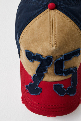 Pinch Hitter Baseball Hat by American Needle at Free People in Red/Navy